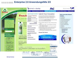 Enterprise 2.0 Anwendungsfälle 2/2 
