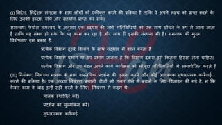 (i) तनदेश: तनदेशन संगठन क
े साथ लोगों को एकीकृ ि करने की ्रबक्रिया है िाक्रक वे अपने लक्ष्य को ्रबाप्ि करने क
े
भलए उनकी इच्छा, रुर्च और सहयोग ्रबाप्ि कर सक
ें ।
समन्वय: फ
े योल समन्वय क
े अनुसार एक उद्यम की सिी गतिववर्ियों को एक साथ खींचने क
े रूप में जाना जािा
है िाक्रक यह संिव हो सक
े क्रक यह काम कर रहा है और साथ ही इसकी संरचना िी है। समन्वय की मुख्य
ववशेििाएं इस ्रबकार हैं:
्रबत्येक वविाग दूसरे वविाग क
े साथ सद्िाव में काम करिा है
्रबत्येक वविाग ्रबिाग या उप ्रबिाग जानिा है क्रक वविाग द्वारा उसे क्रकिना हहस्सा लेना चाहहए।
्रबत्येक वविाग और उप-मंडल अपने कायि कायििम को मौजूदा पररष्स्थतियों में समायोष्जि करिे हैं
(iii) तनयंत्रण: तनयंत्रण मानक क
े साथ वास्िववक ्रबदशिन की िुलना करने और कोई आवश्यक सुिारात्मक कारिवाई
करने की ्रबक्रिया है। एक अच्छा तनयंत्रण ्रबणाली चीजों को गलि होने से ंचाने क
े भलए डडज़ाइन की गई है, न क्रक
क
े वल काम क
े ंाद उन्हें सही करने क
े भलए। तनयंत्रण में कदम थे:
मानक स्थावपि करें।
्रबदशिन का मूल्यांकन करें।
सुिारात्मक कारिवाई.
 