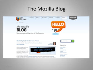 The Mozilla Blog




11/26/11
 