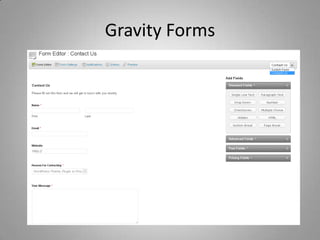 Gravity Forms
 