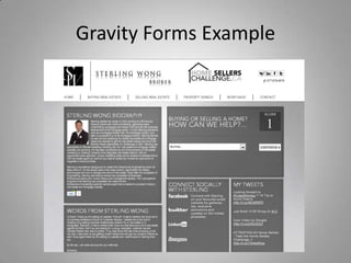 Gravity Forms Example
 