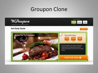 Groupon Clone
 