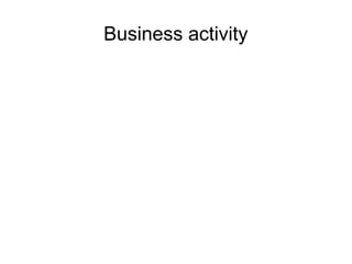 Business activity
 