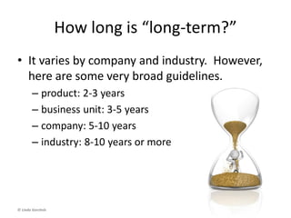 © Linda Gorchels
TacticsStrategy ≠
 