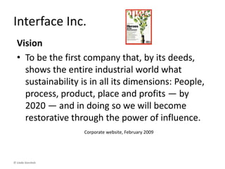 Komatsu’s re-visioning
Komatsu’s vision changed in the
1990s.
• The exclusive focus on best
practices to compete against
Caterpillar caused Komatsu to
stop thinking about strategic
choices beyond head-to-head
competition.
• Now it seeks out new
opportunities
© Linda Gorchels
 