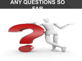ANY QUESTIONS SO
FAR
 