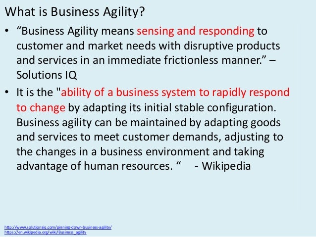 Business Agility