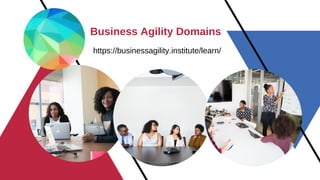 https://businessagility.institute/learn/
Business Agility Domains
 