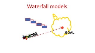 Iterative models
GOAL
Iterative and incremental approach
 