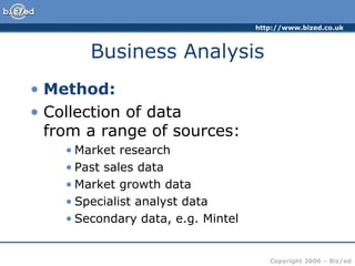 Business analysis | PPT