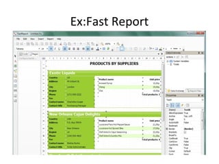 Ex:Fast Report
 