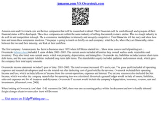Business Analysis Of Amazon.Com Inc. Essay | PPT