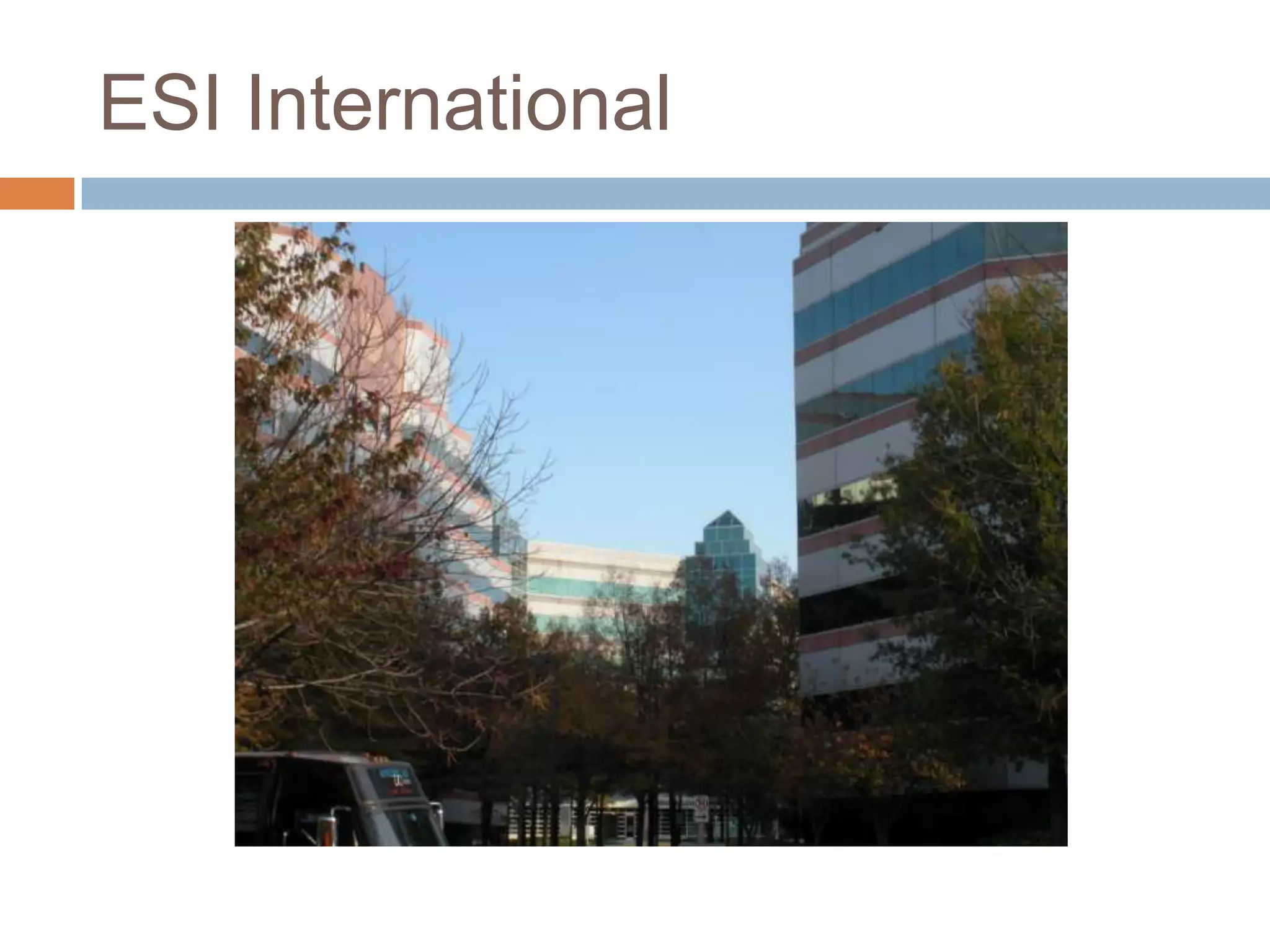 ESI International
 