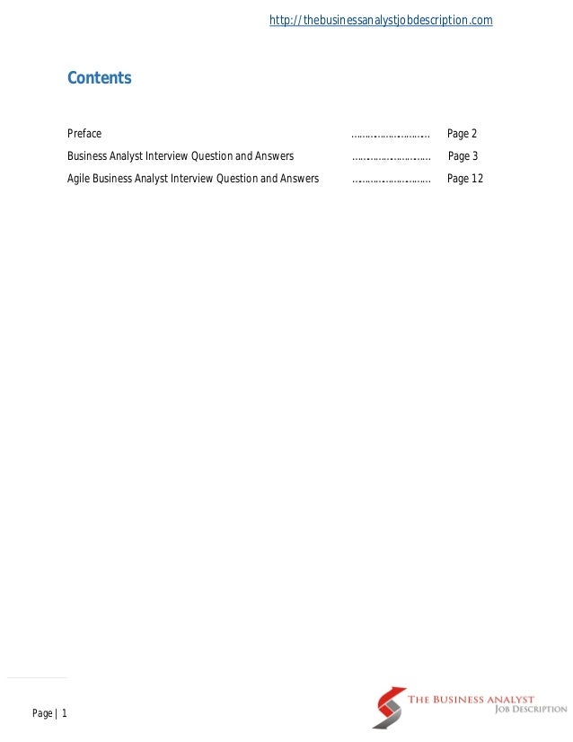 business analyst interview questions and answers ba interview questions and answers