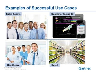 © 2014 Gartner, Inc. and/or its affiliates. All rights reserved.
Examples of Successful Use Cases
Sales Teams Customer-fac...