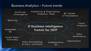Business Analytics – Future trends
13
 