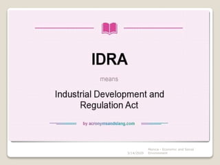 3/14/2020
Monica - Economic and Social
Environment
 