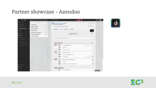 #EC2013
Partner showcase - Azendoo
 