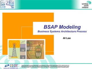 BSAP ModelingBusiness Systems Architecture Process Al Lee 