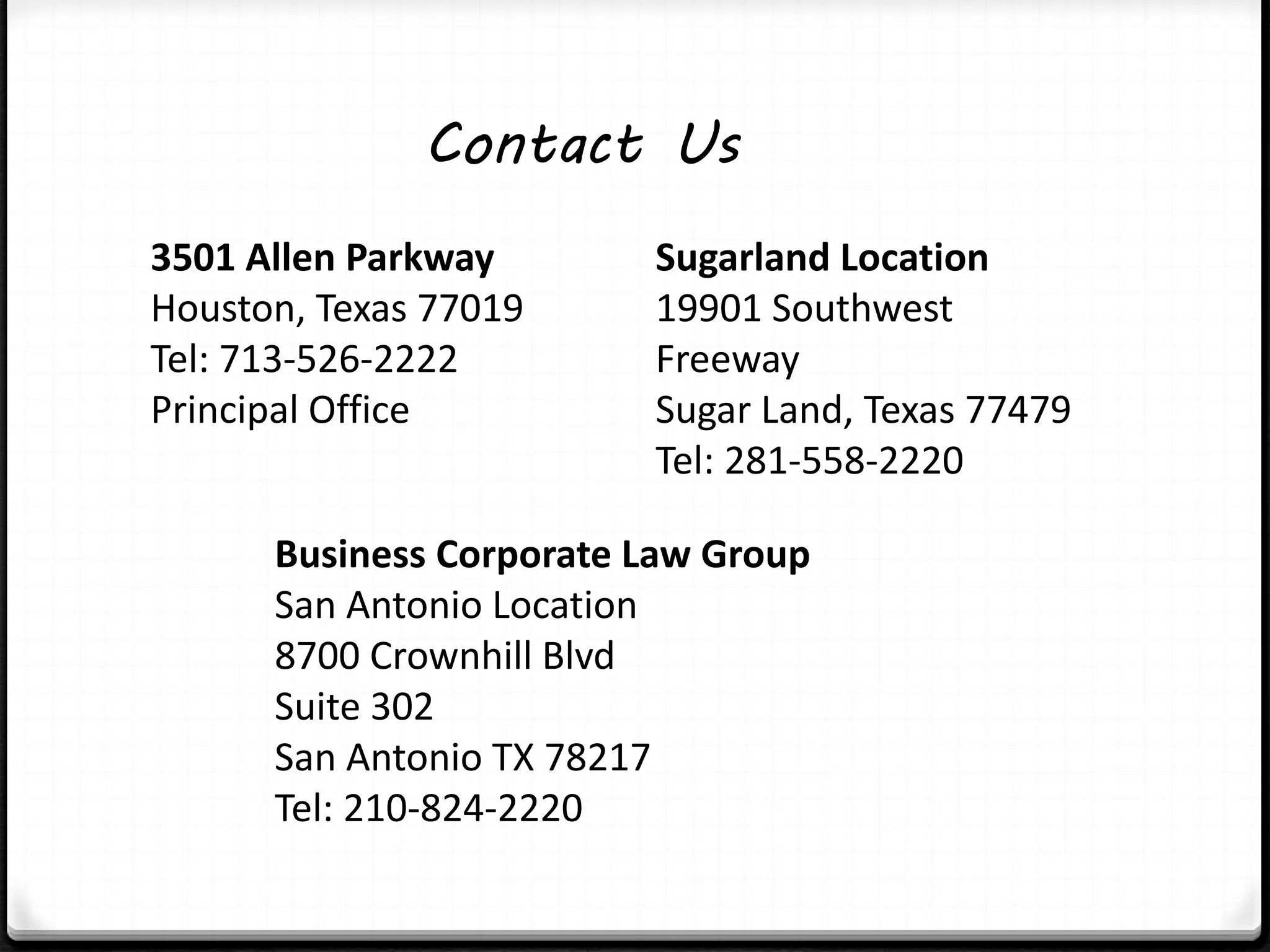 Business attorney houston