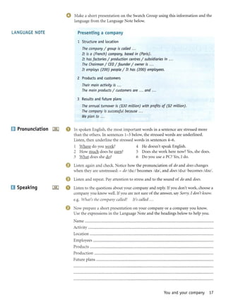 Business basics student's book