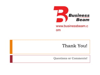 Thank You!Questions or Comments!