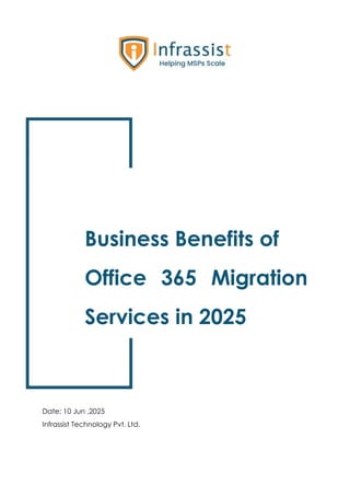 Business Benefits of Office 365 migration | PDF