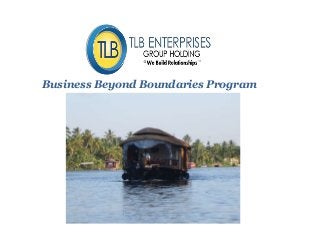 Business Beyond Boundaries Program

 