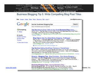Business blogging tips   top 10