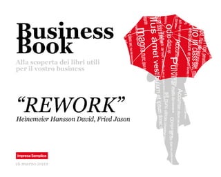 Business Book - Rework