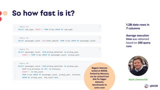 Fast data in times of crisis with GPU accelerated database QikkDB ...