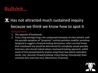 WHY PEOPLE BULLSHIT AND WHAT TO DO ABOUT IT | PPTX