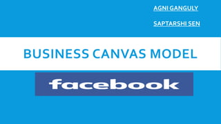 BUSINESS CANVAS MODEL
AGNI GANGULY
SAPTARSHI SEN
 