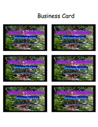 Business Card
 
