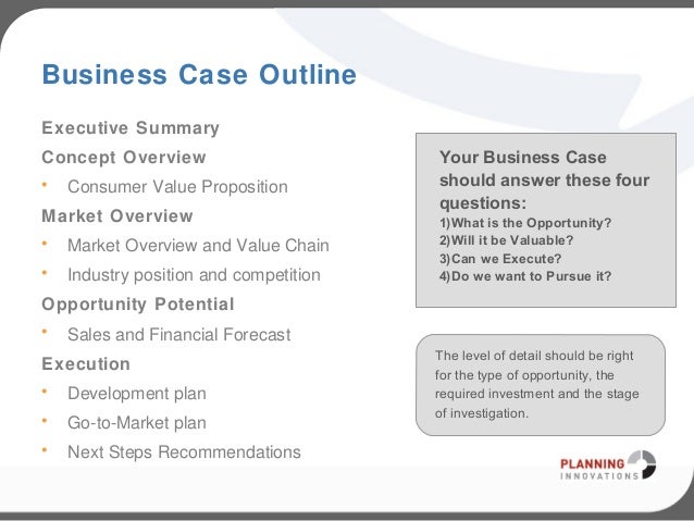 business case template business case templates