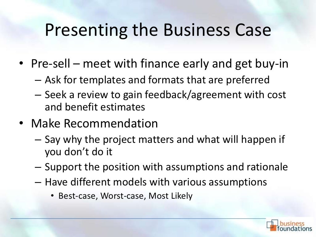 Business Case Development How and Why