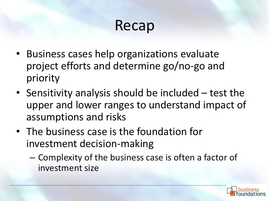 Business Case Development How and Why