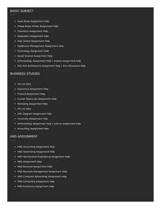 Business case study assignment help uk | PDF