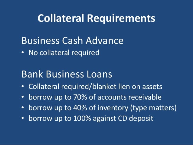 bank business loans vs business cash advance 6 638