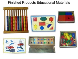 Finished Products Educational Materials 