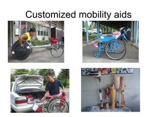 Customized mobility aids 