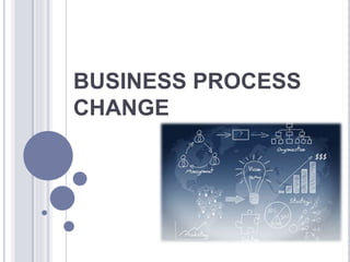 BUSINESS PROCESS
CHANGE
 