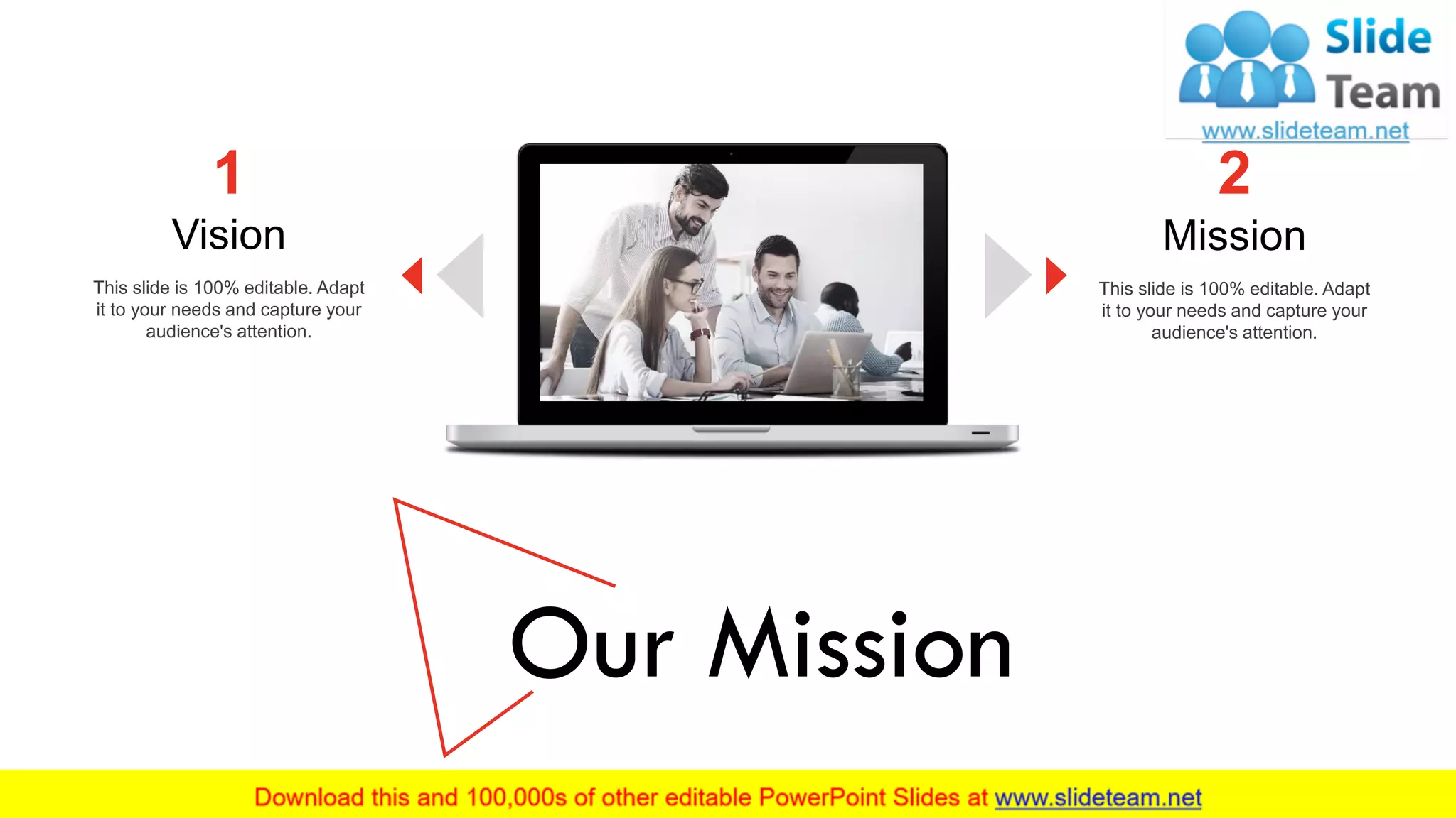 Our Mission
Vision
This slide is 100% editable. Adapt
it to your needs and capture your
audience's attention.
1
Mission
This slide is 100% editable. Adapt
it to your needs and capture your
audience's attention.
2
15
 