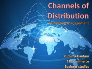 one level channel of distribution
