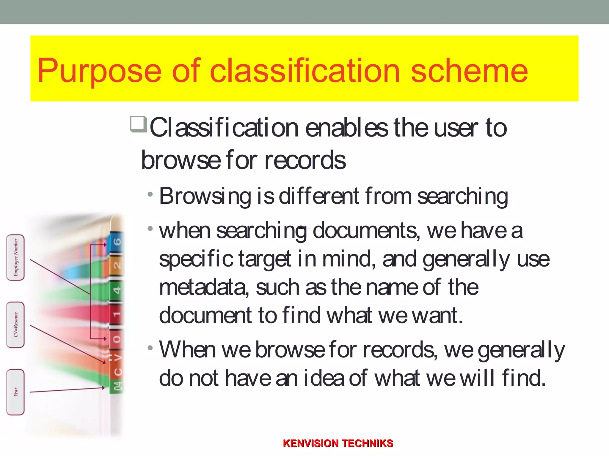 Business classification scheme (Taxonomy) | PPT