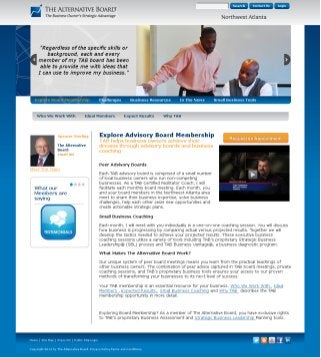 Business Coaching and Advisory Board Northwest Atlanta