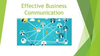 Effective Business
Communication
 