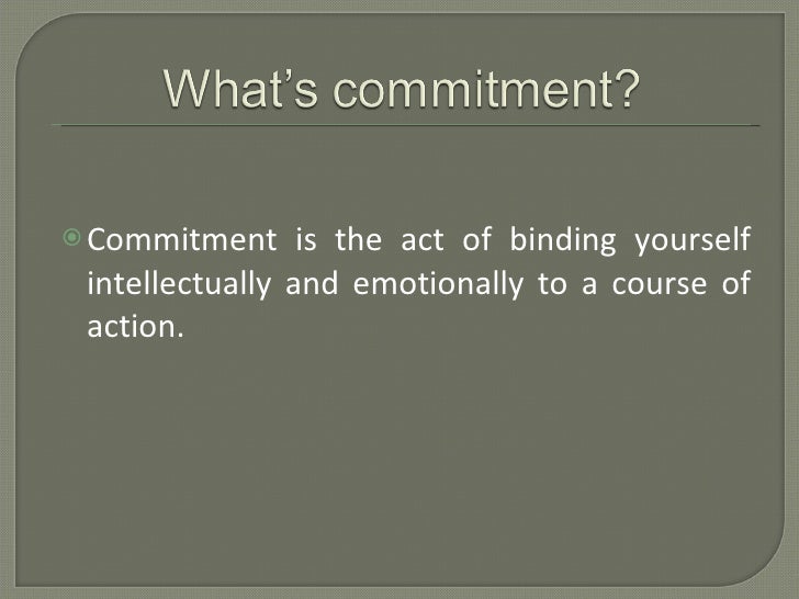 Business Commitment