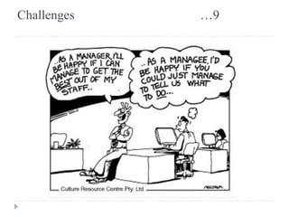 Challenges …9 
 