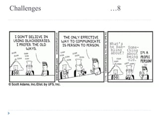 Challenges …8 
 